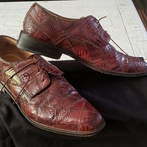 Men's Belvedere Oxford Dressy Genuine American Alligator